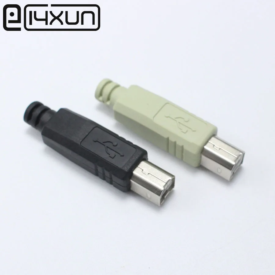 EClyxun 10 компл./лот 4 в 1 никелированный USB 2 0 Тип B штекер порт принтера разъем
