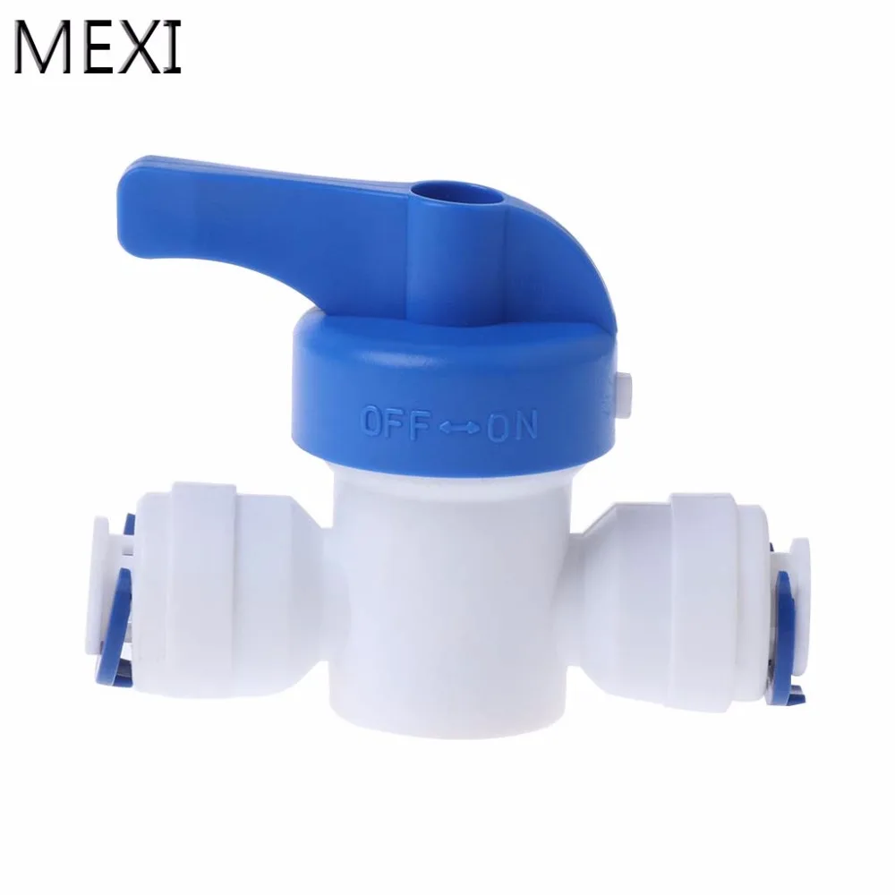 Встроенный Новый шаровой клапан MEXI 1/4 дюйма быстрое соединение отключение для