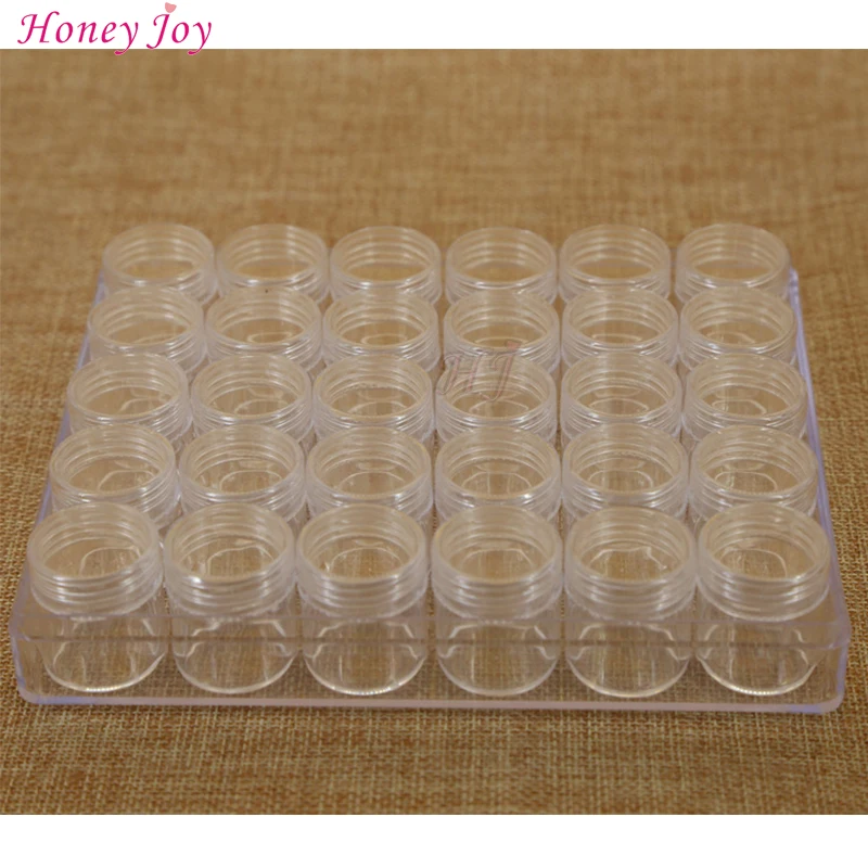 Honey Joy 30 бутылок/набор наклейки для дизайна ногтей украшения стразы чехол