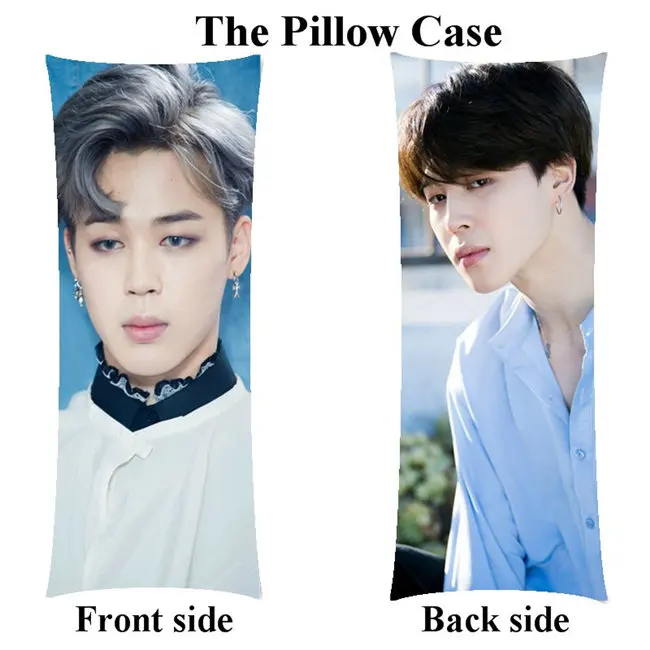 PillowCase Bangtan мальчики длинная наволочка kpop Jimin домашняя девушка только тело наволочка на заказ - Цвет: PillowCase