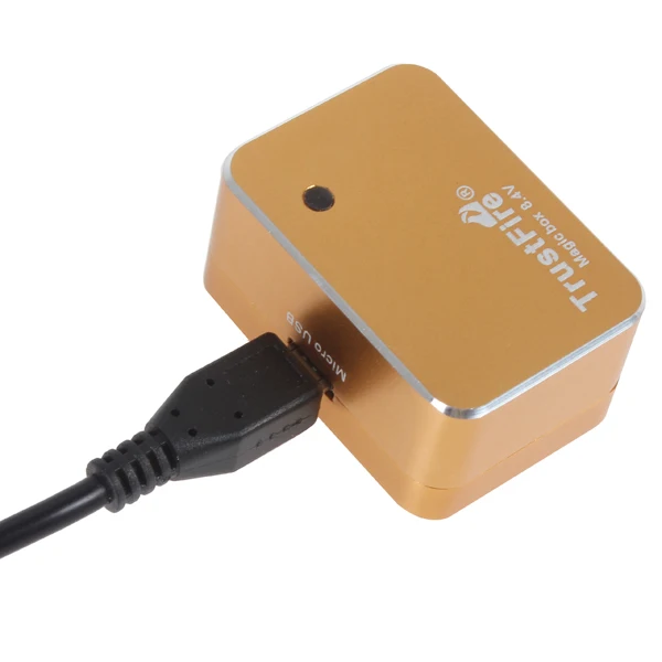 TrustFire 8 4 V Волшебная коробка батарейный блок зарядное устройство адаптер Micro USB