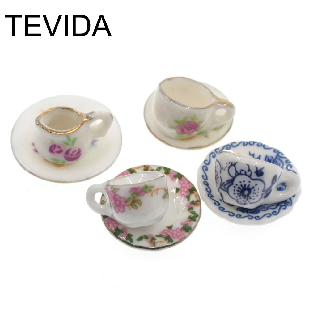 Tevida Q51 10 шт Мини фарфоровая керамическая чашка чайник бусины/DIY серьги
