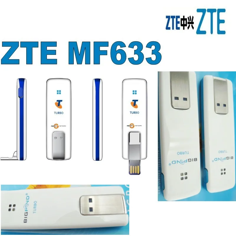 Лот из 50 шт. оригинальный разблокировка HSPA 7 2 Мбит/с ZTE MF633 zte 3g модем Встроенный