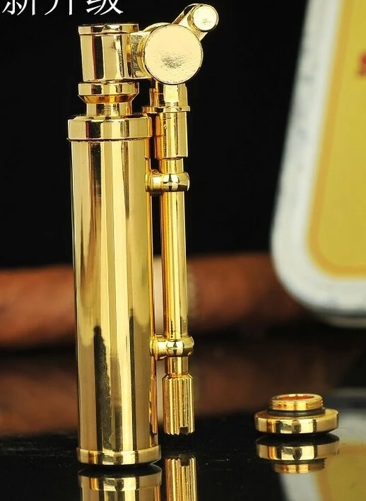 Оптовая продажа дымовая медная Ретро винтажная Золотая зажигалка ZP|lighter slim|lighter