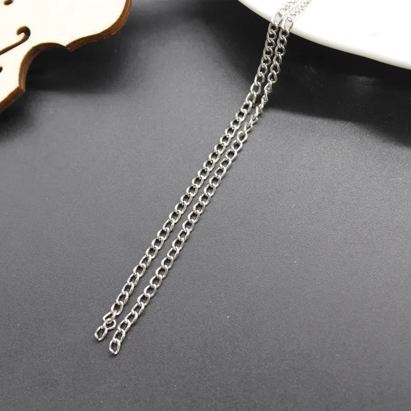 5 метров/хит продаж белая к/Легкая Золотая алюминиевая цепь ожерелье браслет