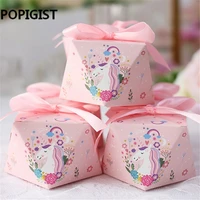unicorn theme cartoon paper bags baby shower souvenirs gift candy boxs birthday party decorations event party supplies gift bags