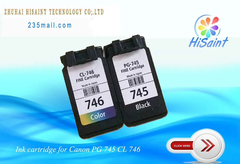 Совместимый чернильный картридж hisaint для Canon PG 745 CL 746 PG-745 Laserjet mg2470 2570 ip2870 Printer |