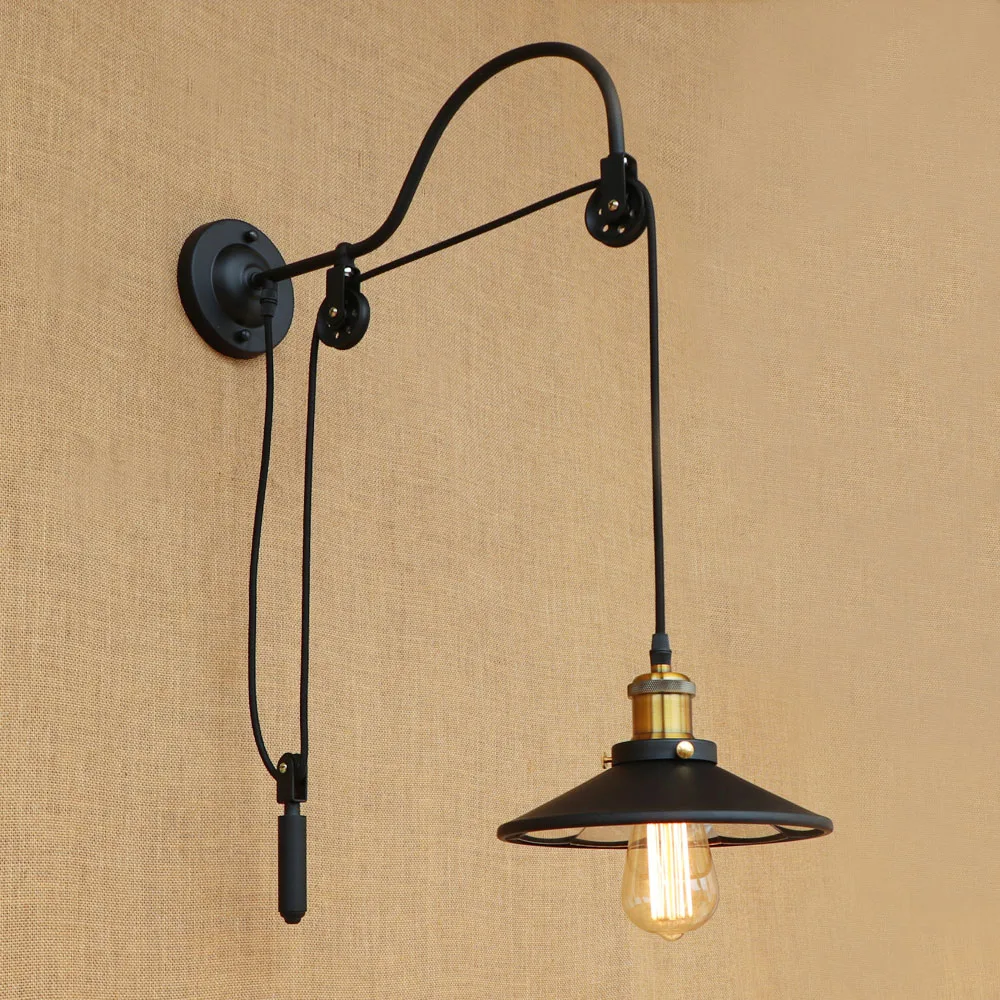 Винтажные длинные Настенные светильники E27 110 В 220 перем. Тока|light sconce|led wall light