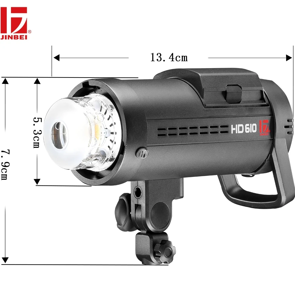 JINBEI HD-610 600Ws Внешняя батарея HSS Flash Kit Питание от батареи ttl стробоскоп светильник для фотографии светильник ing с TR-Q7 триггером