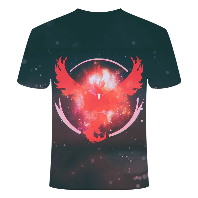Gorgeous Fire Phoenix 3D T-shirt Summer Casual Cool Women Men Funny Anime T Shirt 2019 Newest Homme tops Streetwear Tshirt | Мужская