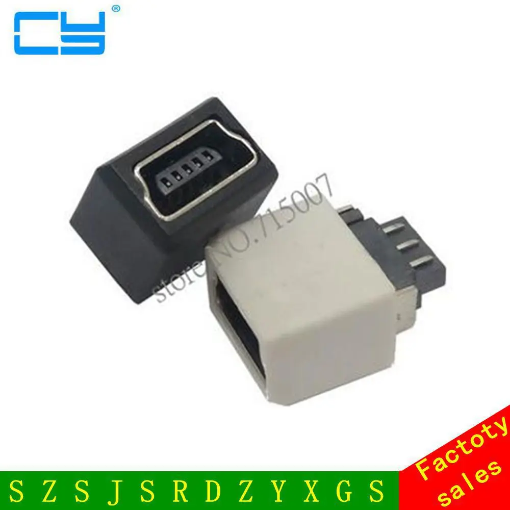 10 шт. DIY Мини USB Тип B Женский 5pin четыре шт в сборе разъем розетка|mini socket|usb busb b type |
