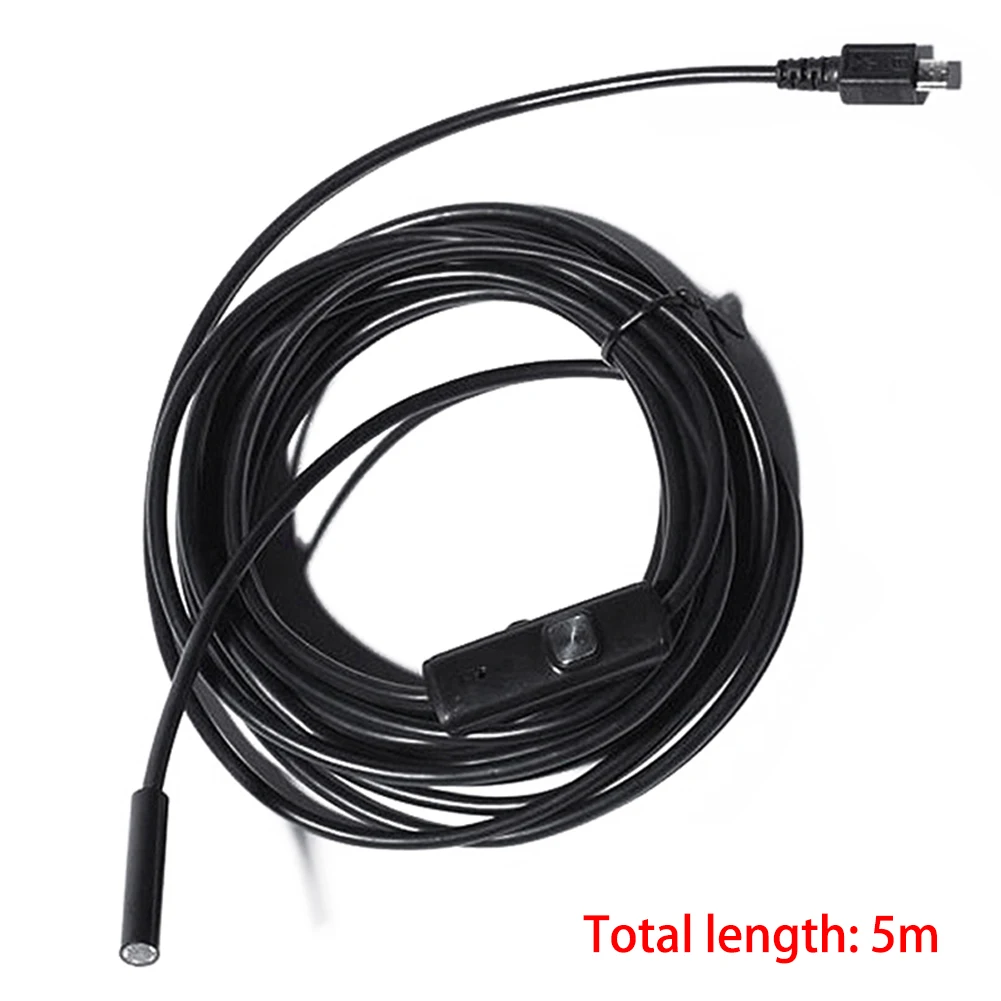 2 м Micro USB Android эндоскоп камера 7 мм змеиная Инспекционная водонепроницаемый OTG