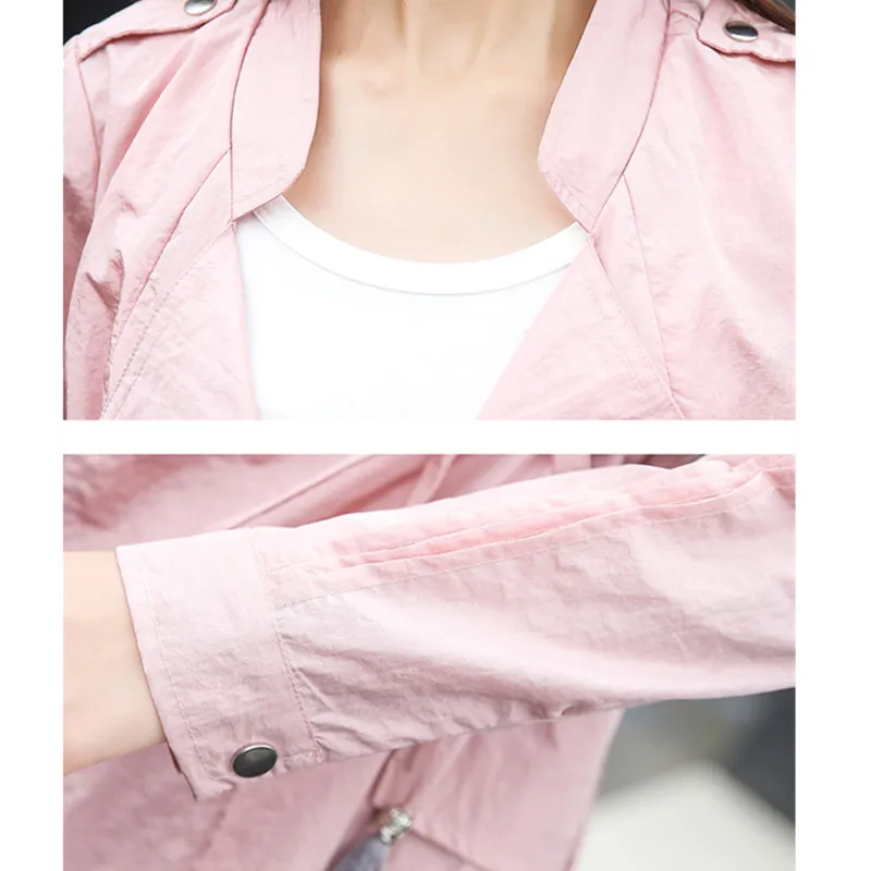 Новинка Весна-Осень Женская ветровка 2020 женский корейский Тонкий хлопковый