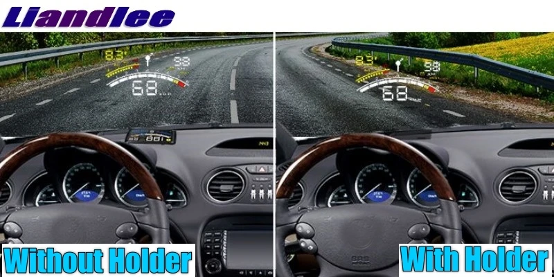 Liandlee для Mercedes Benz SLK CLS MB R171 R172 W219 W218 C257 1996~ HUD большой монитор скорости автомобиля проектор лобовое стекло автомобиля