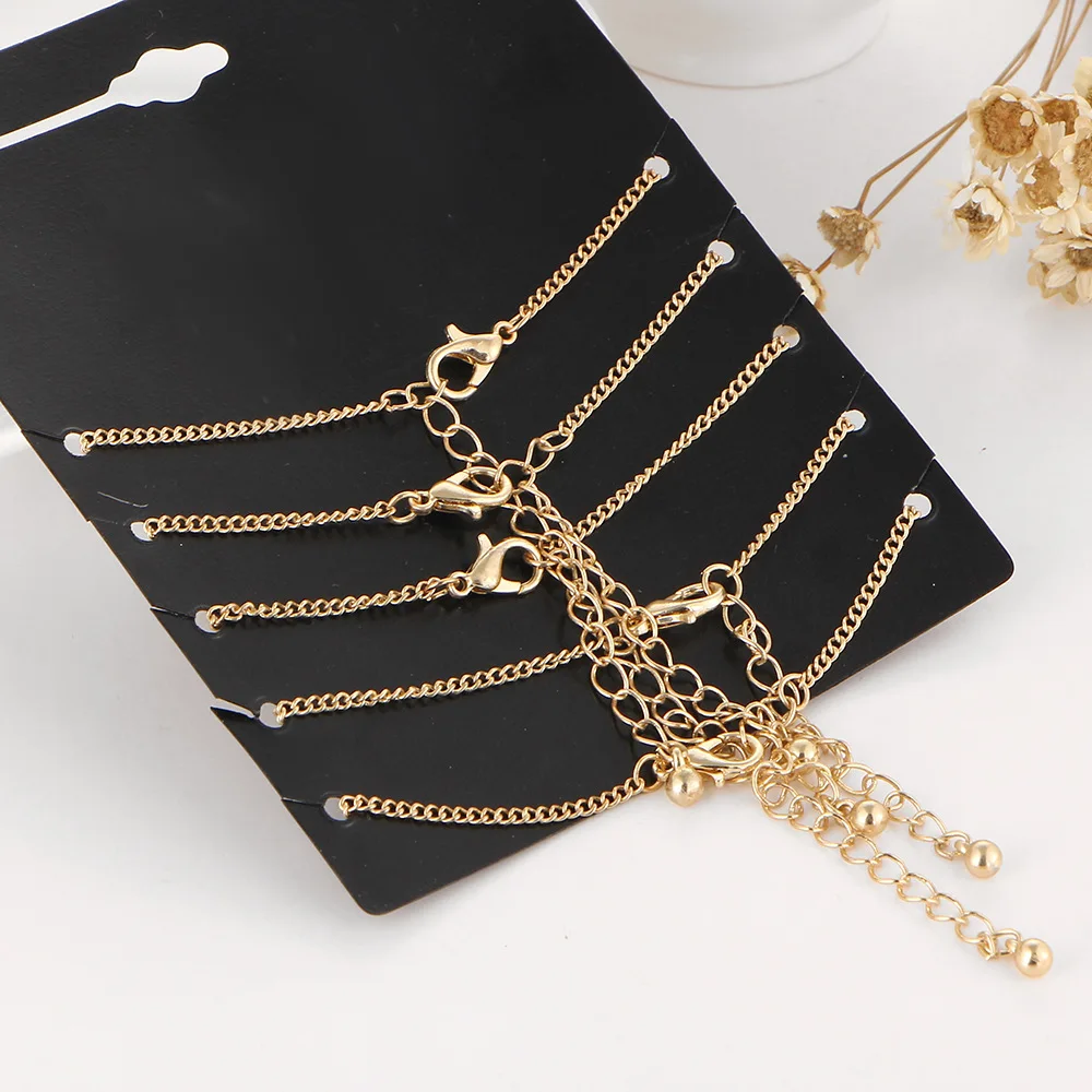 Женский браслет цепочка Volunge 2017 6 шт./компл.|bracelet jewelry|chain braceletpersonalized bracelet |