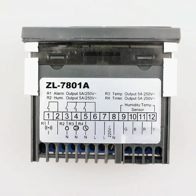 ZL 7801A светодиодный цифровой контроллер температуры и влажности|temperature and humidity