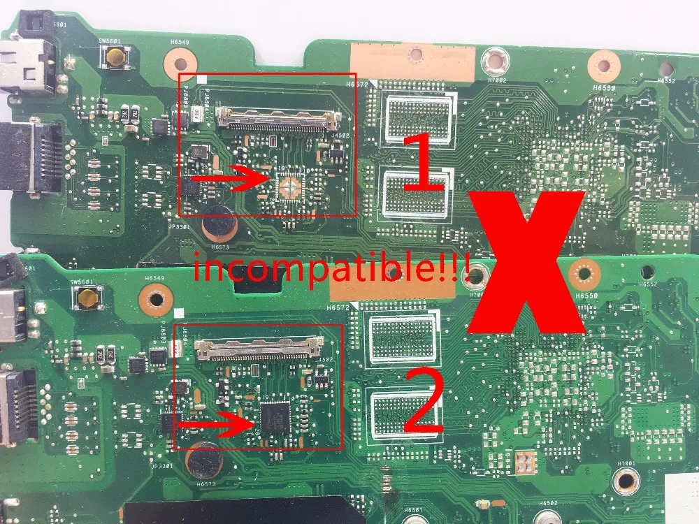 Verkauf KEFU X555LD Für ASUS X555LD X555LA Laptop Motherboard X555LD Rev 3,6 Integrierte I7 Cpu Onboard Motherboard Test