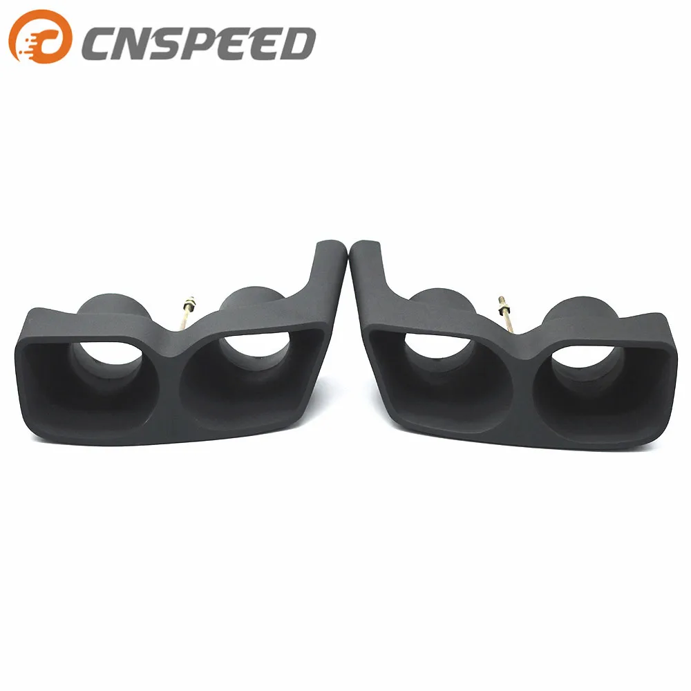 CNSPEED 1 пара Модифицированная выхлопная труба автомобиля глушитель советы сплав