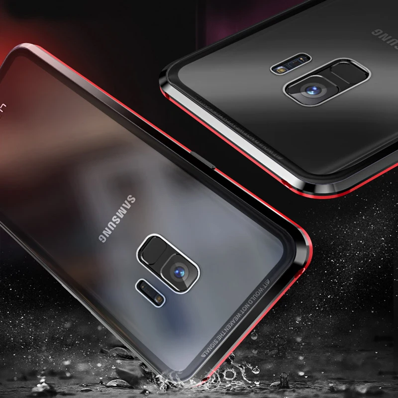 Передний и задний стеклянный чехол для samsung S10 чехол Note 9 8 металлические задние Чехлы для Galaxy S10 Plus чехол для samsung S9Plus чехол S S8