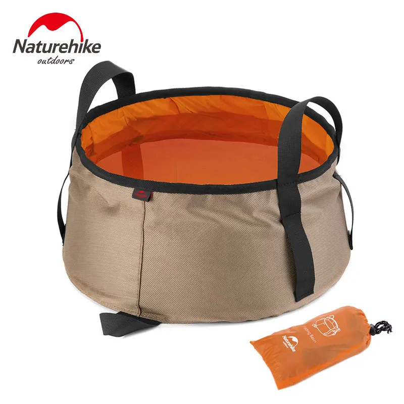 NatureHike 10L Портативный Сверхлегкий нейлон открытый складной воды умывальник мыть