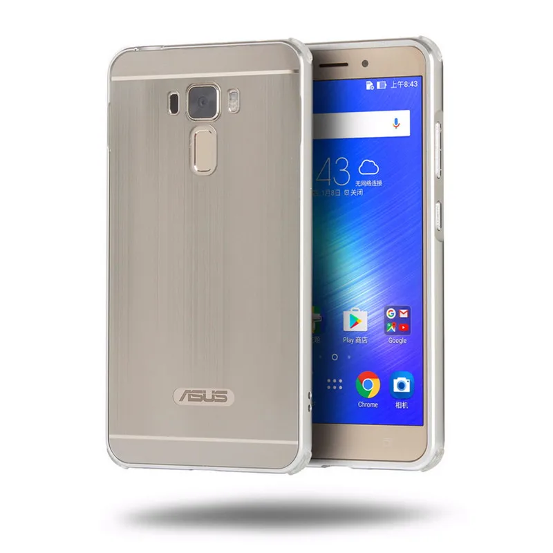 

Для Asus Zenfone 3 Laser ZC551KL алюминиевый Матовый зеркальный металлический корпус + ПК задняя крышка Жесткий чехол для телефона защитный чехол