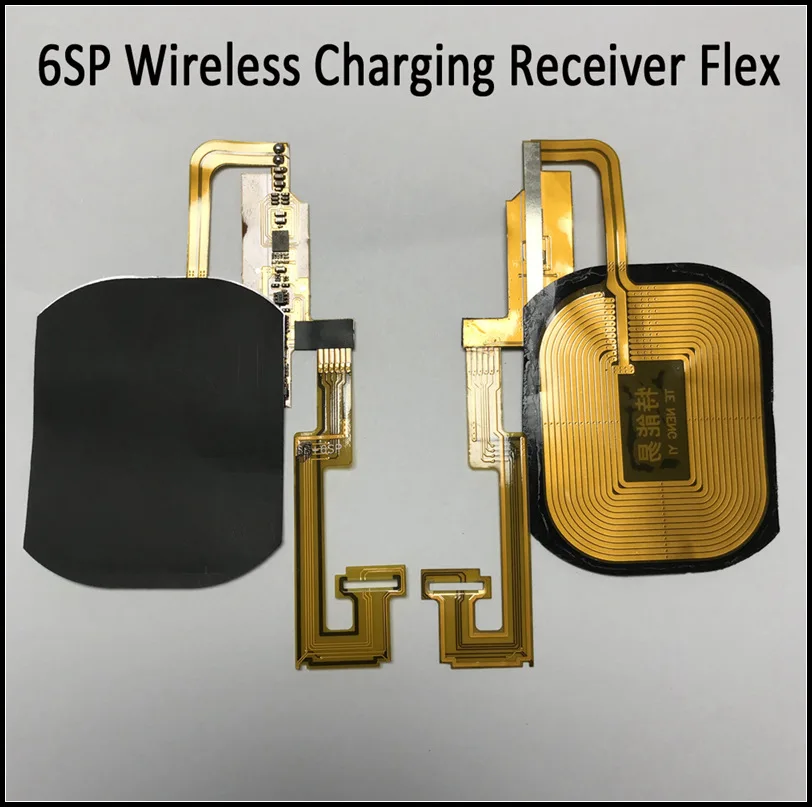 Беспроводной приемник зарядного устройства Flex для iPhone 6 S Plus 7G 7 стеклянная задняя