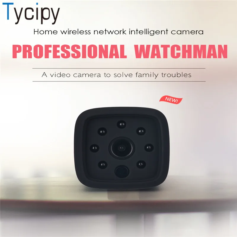 Tycipy Q10 мини камера беспроводная WiFi Домашняя безопасность HD Обнаружение движения