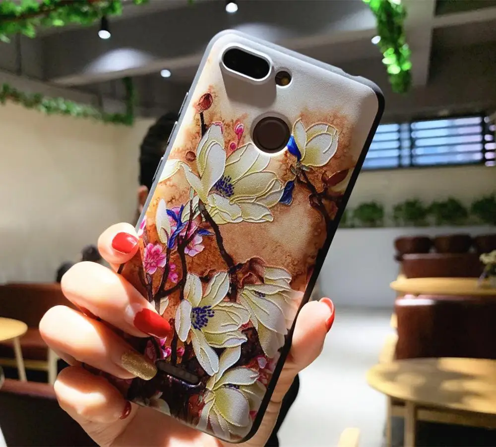 for Xiaomi Redmi 6 Case Phone Back Cover For Coupe Soft TPU Silicone Cases Bags xiaomi redmi Funds #V4088 |