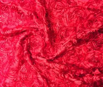 red 10 шт. 3D Роза цветы Круглая Скатерть для свадьбы банкетный стол в гостинице покрытие накладки tapetes nappe mariage скатерть золото - Цвет: red