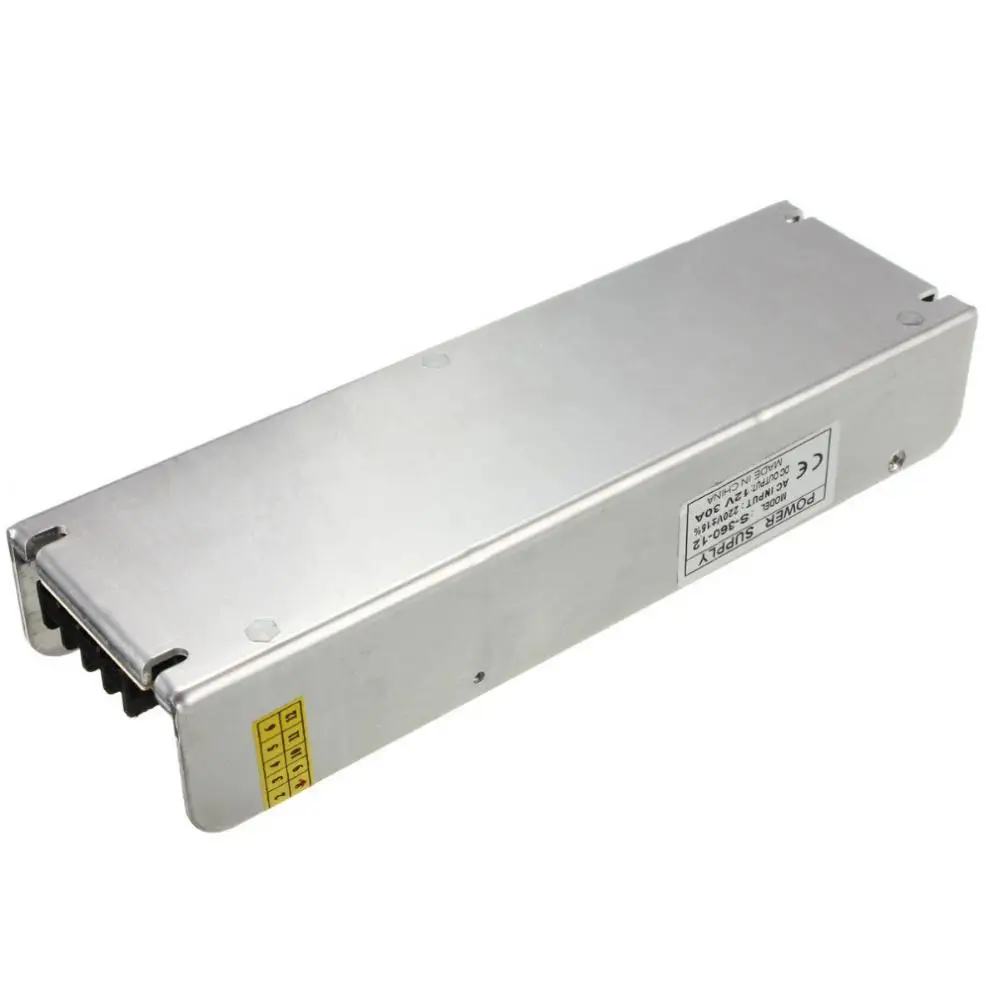 

Power Supplier For Household/ Office Lamps Switch New Mini Switching Power Supply 220V to 12V 30A 360W for LED Strip Light