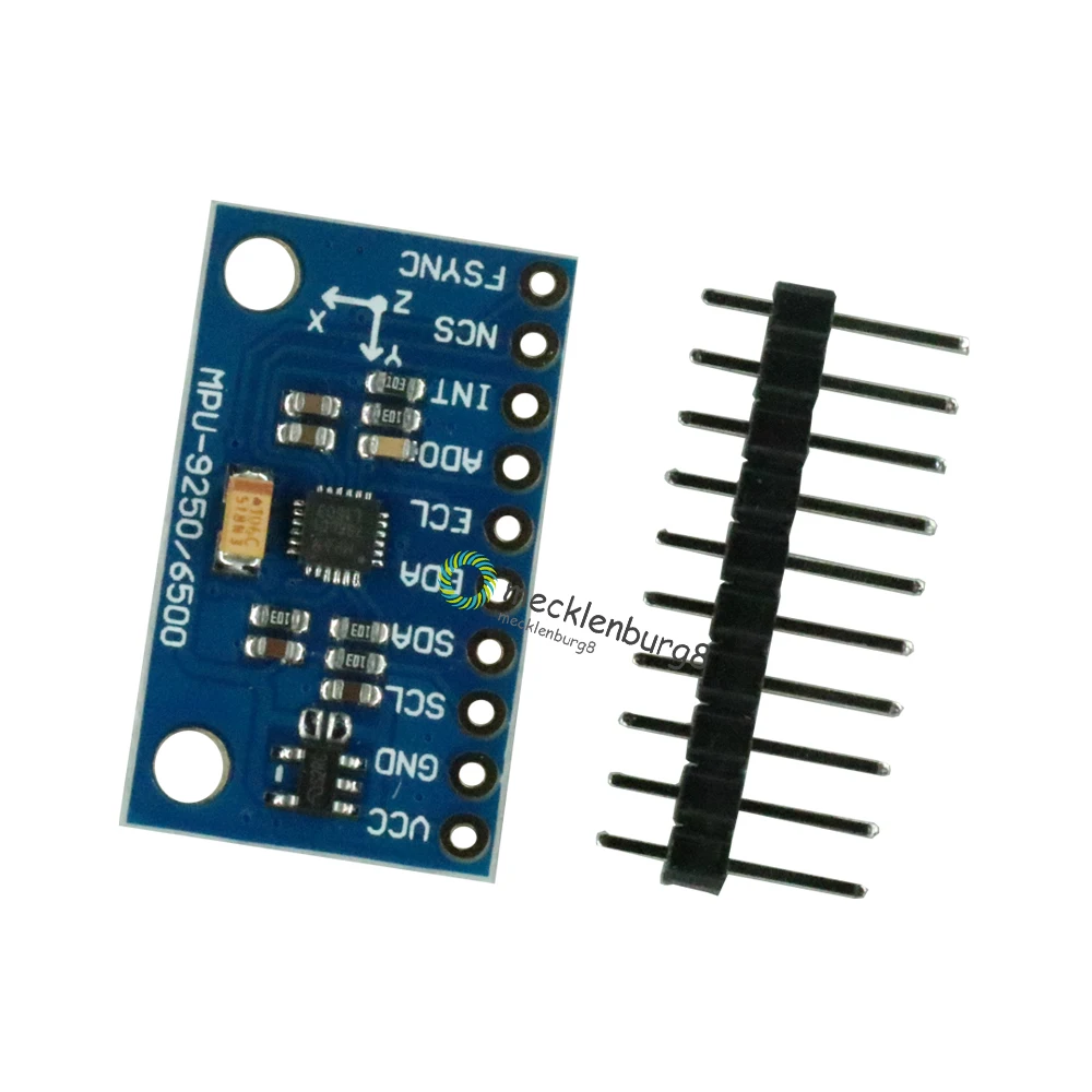 Флуоресцентный 6 осевой гироскоп флуоресцентный модуль SPI/IIC I2C интерфейс MPU6500 для