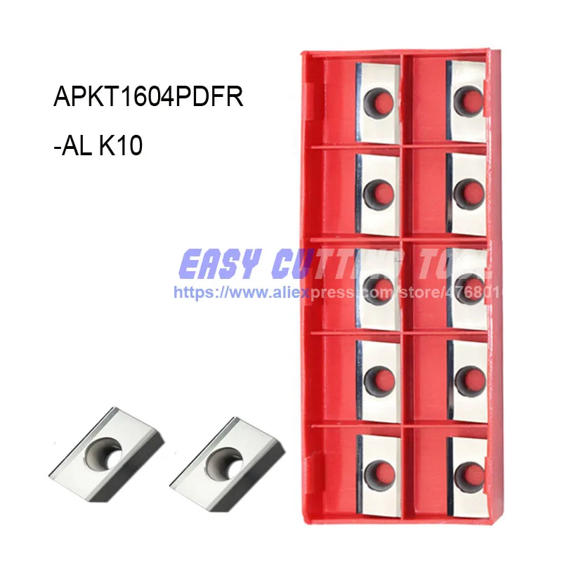 APKT1135PDER AL APKT1604PDFR K10 * 10 шт. Deskar фрезерный Карбид Insetr. Фрезерный нож для BAP300/400R