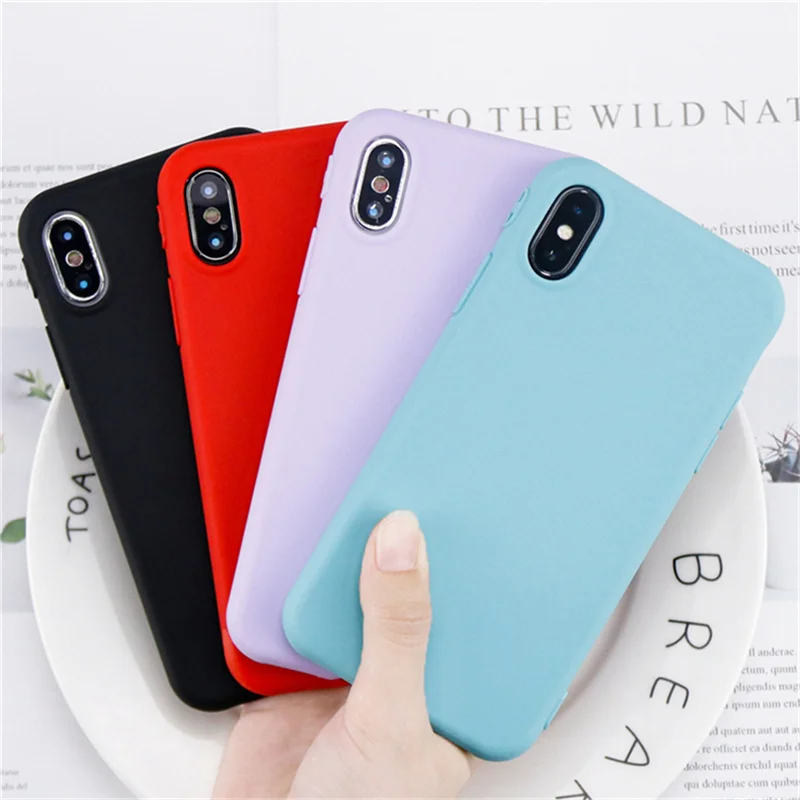 Luxury Candy original case for iPhone X back cover silicone soft TPU shockproof Apple 7 plus 6 6S 8 |