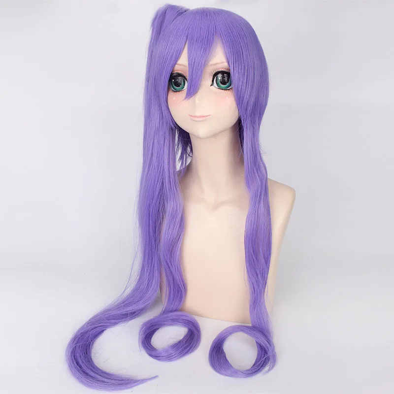 Vocaloid Gakupo Фиолетовый Длинный хвост парик косплей костюм мужчины женщины термостойкие синтетические волосы парики