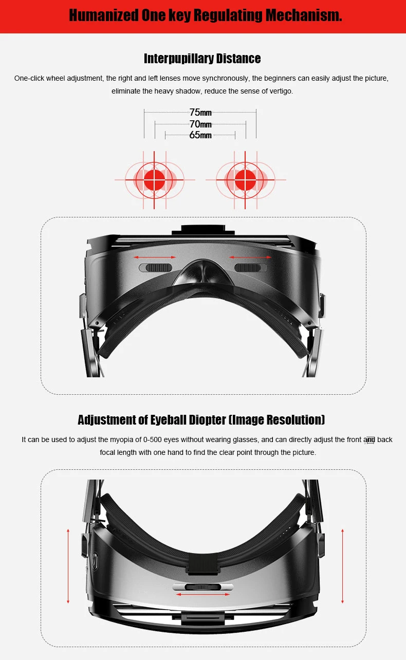 TORTOYO G300 VR очки Виртуальная реальность 3D очки шлем VR с HIFI стерео гарнитура наушники для 4,0-6,0 дюймового смартфона