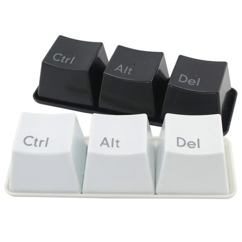 3 шт./компл. Новинка креативная простая клавиатура Ctrl ALT DEL Тип чайная кофейная