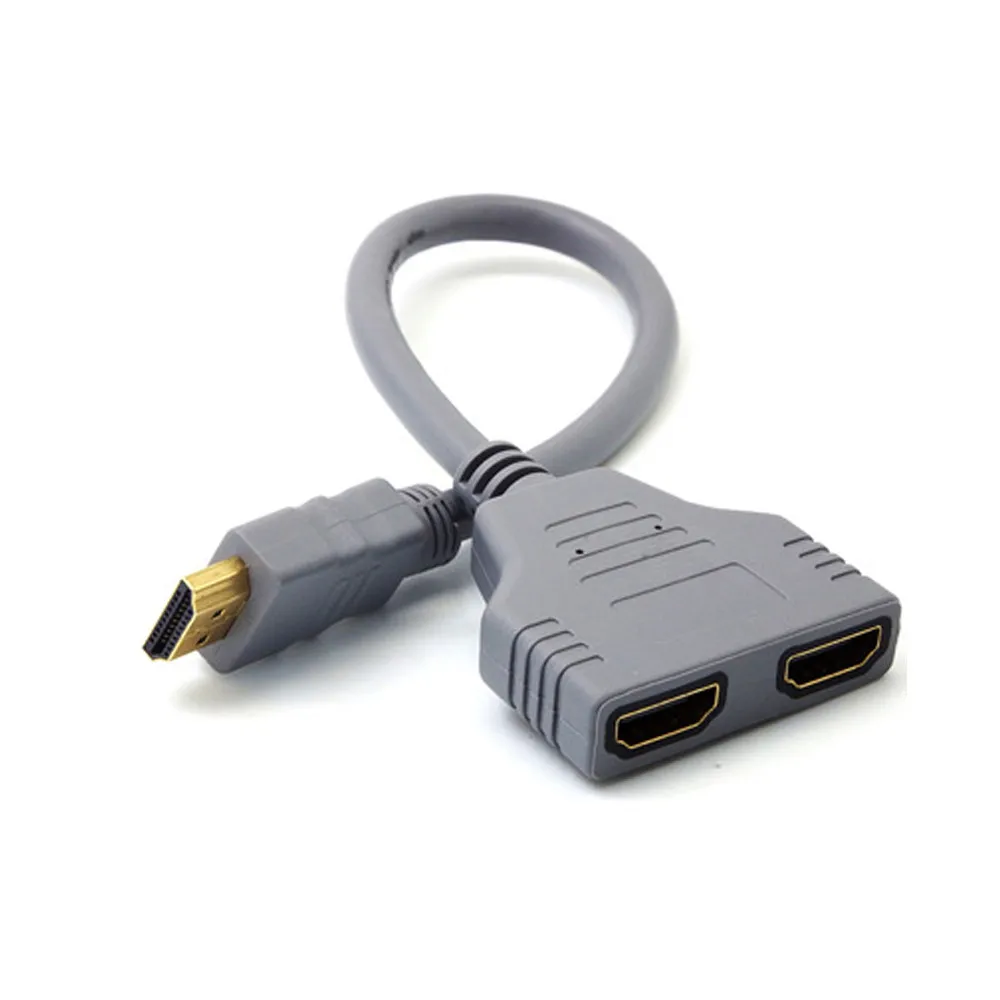 HDMI 1 2 раздельный двойной сигнальный адаптер кабель конвертера для видео ТВ HD tv