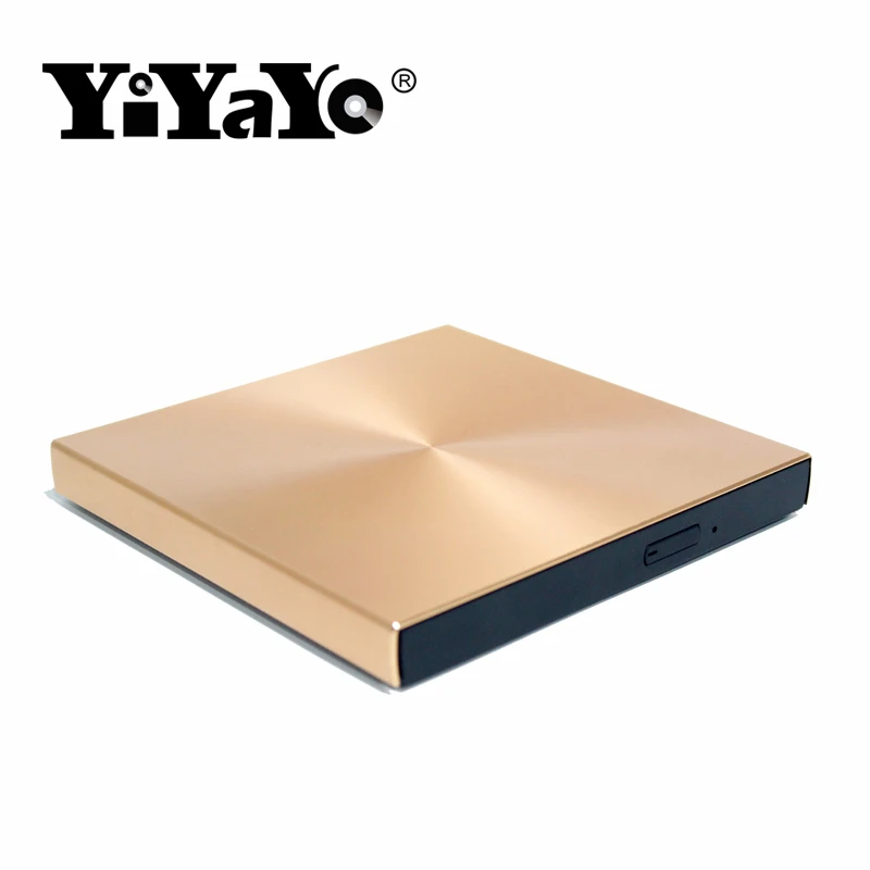 Портативный оптический привод YiYaYo для ноутбука MacBook/Windows 10 корпус из алюминиевого