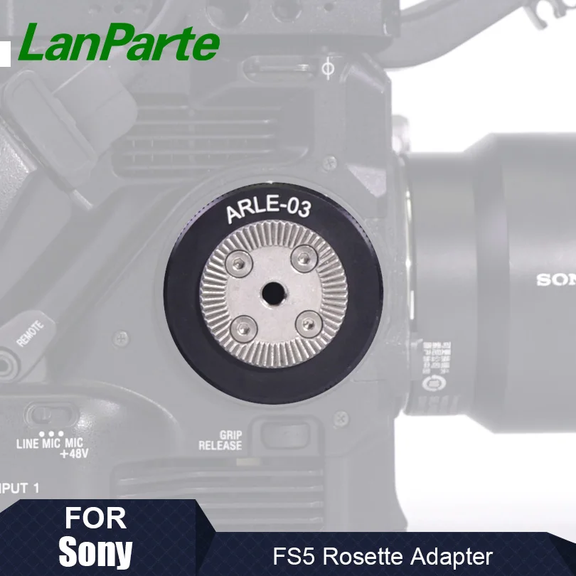 Lanparte адаптер рукоятки камеры розетка стандарта Arri для SONY FS5 Mark II|Аксессуары