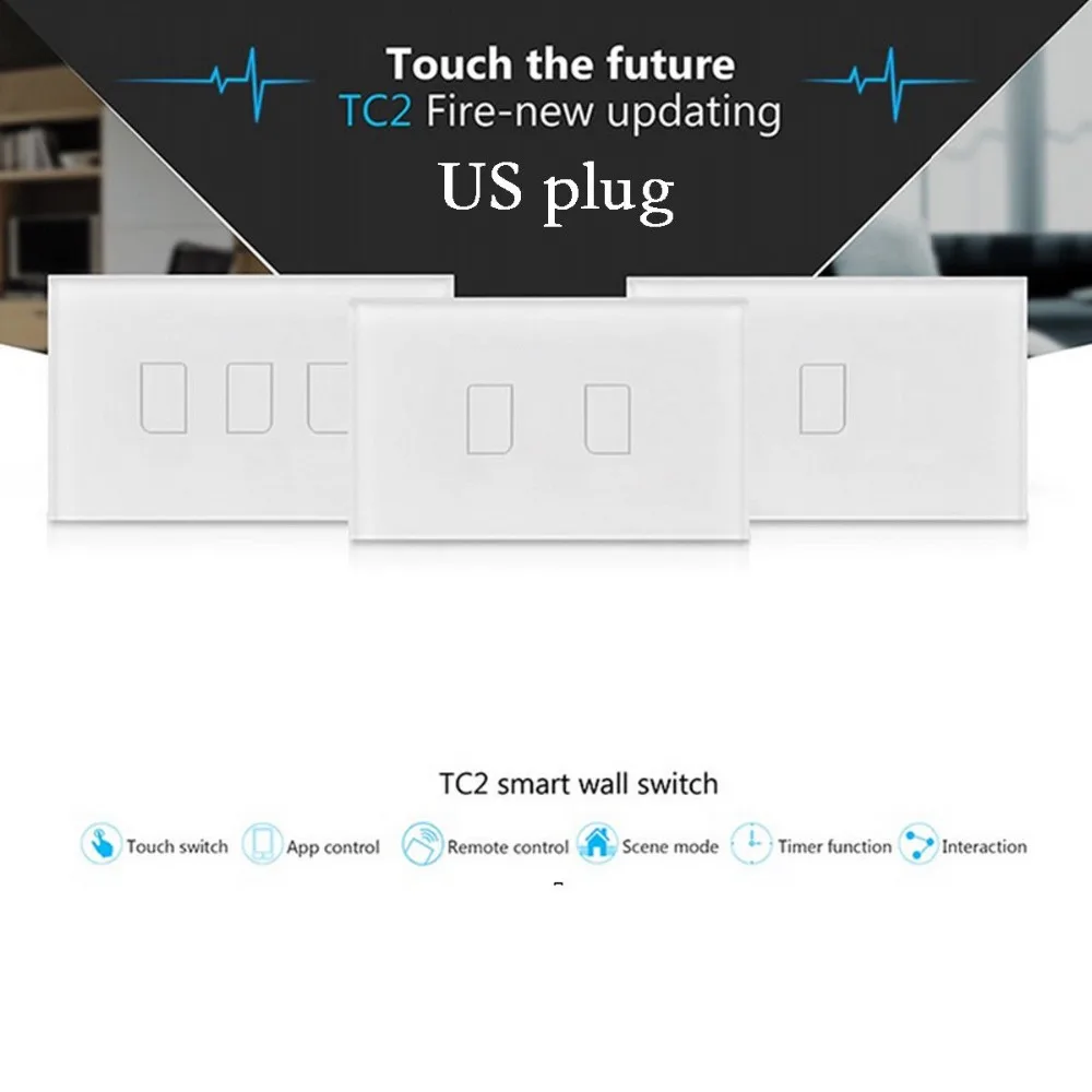 Контроллер Broadlink для умного дома RMPro wi fi переключатель TC2 работает с Alexa Google Home IR + RF
