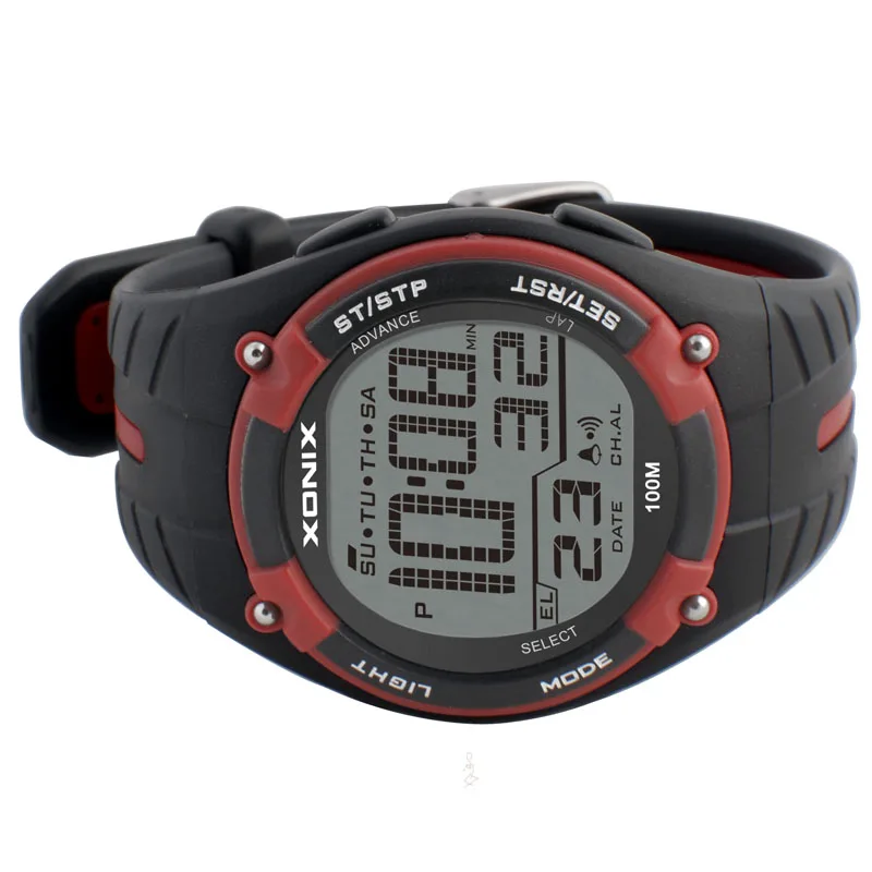 Часы наручные мужские светодиодсветодиодный водонепроницаемые 100 м|homme montre|hommes