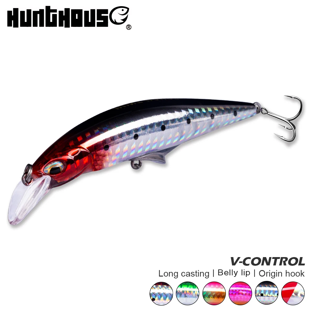 Hunthouse G управление minnow опускается на дно рыбалка приманка 95/120 мм 28/41g
