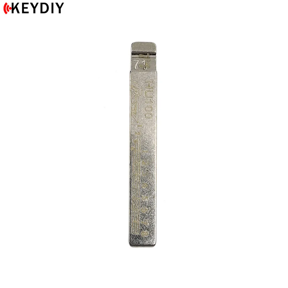 5/15/50 шт 2 в 1 LiShi Uncut Metal NO.71 KD900/KD-X2/VVDI Удаленная Заготовка ключа замка зажигания