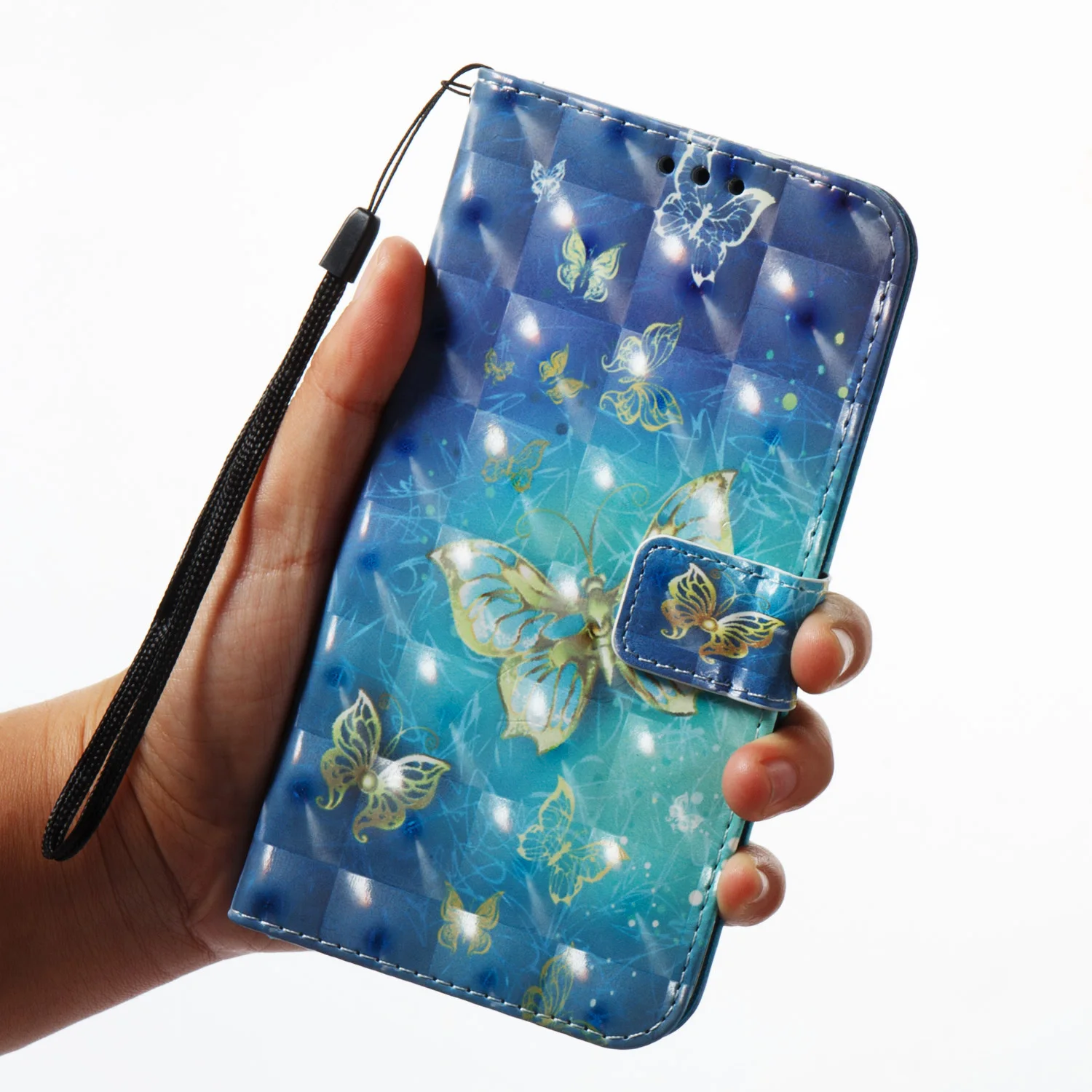 Чехол для OPPO R11 с 3D модным рисунком откидной кожаный чехол-книжка подставкой 5