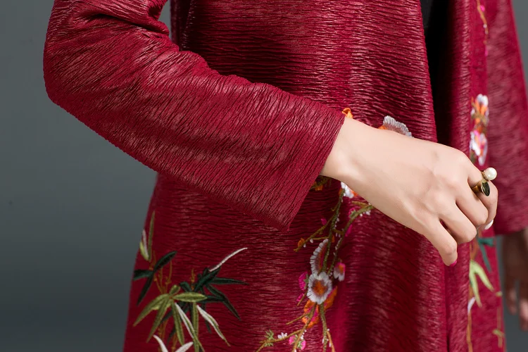 2018 осеннее новое платье для мамы и дочки среднего возраста пальто длинные секции