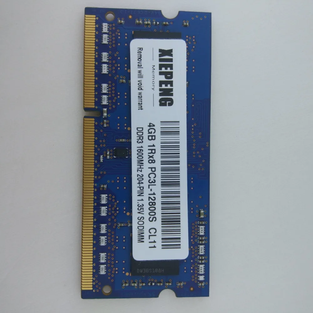 Оперативная память для ноутбука DELL Inspiron 8 ГБ 2Rx8 4 Гб DDR3L 1600 МГц 5448 5551 5555 5558 5755 5758 7348
