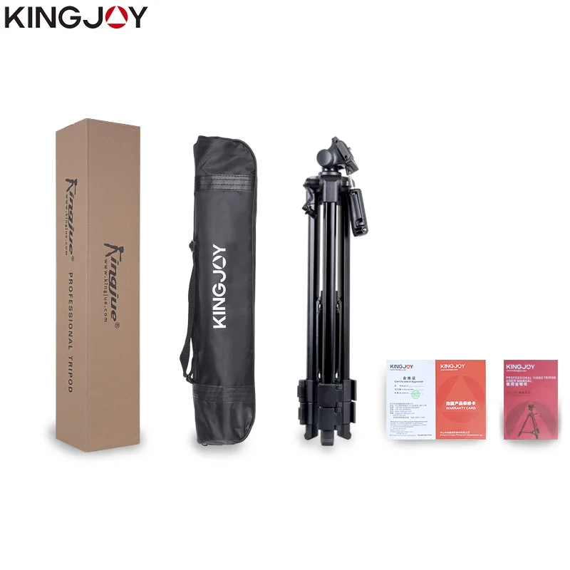 Kingjoy VT 930 штатив для камеры Профессиональный алюминиевый сплав с коромыслом всех