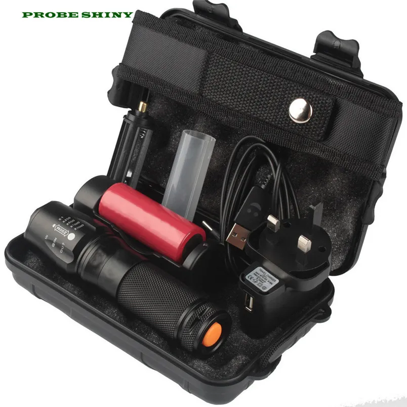 HOT!!! 6000lm Genuine Shadowhawk X800 Tactical Flashlight L2 LED Military Torch kit Free Shipping #NO17 | Лампы и освещение