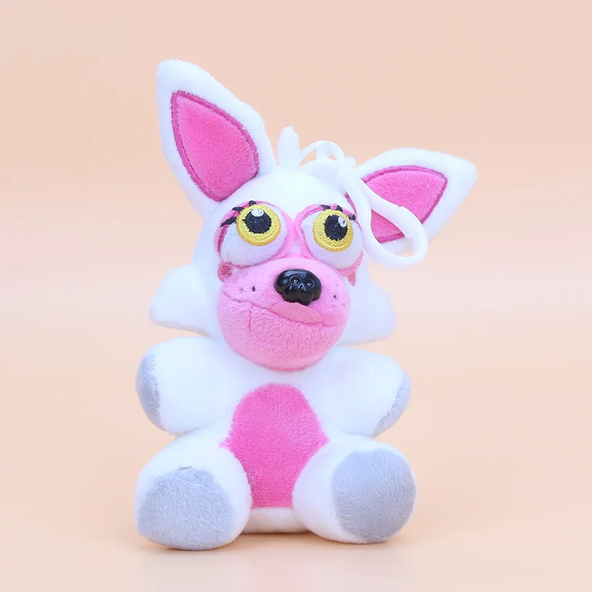 14 см плюшевые игрушки кукла кулон пять ночей у Фредди 4 FNAF мангл Фокси медведь Фредди Бонни и Чика плюшевые брелки фигурка игрушки