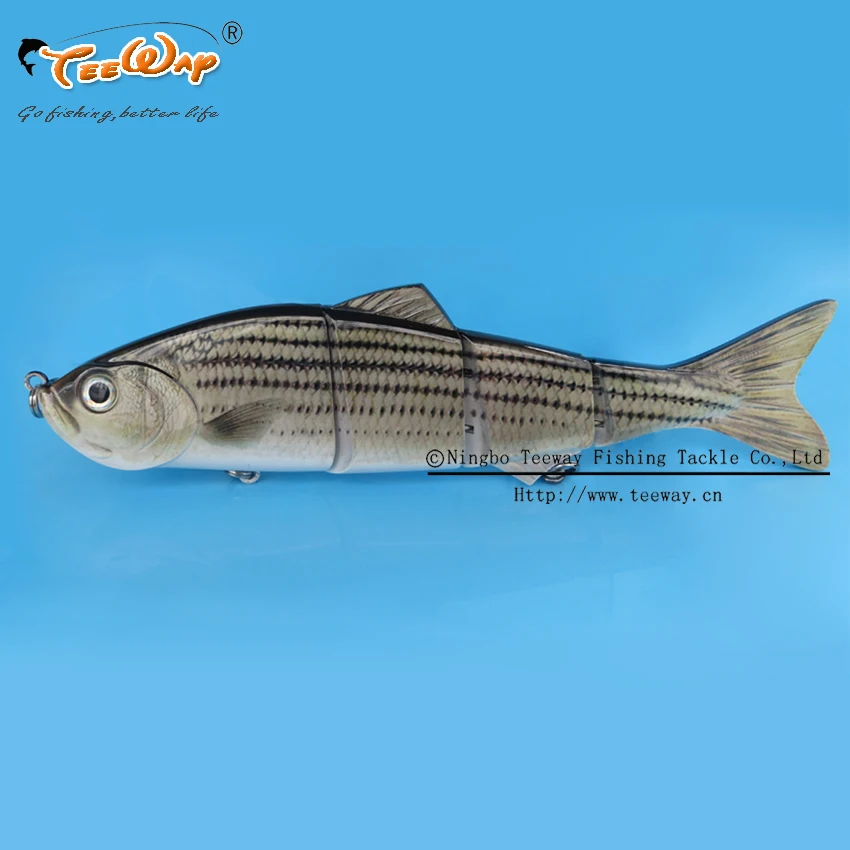 Новый продукт рыболовная приманка 4 сегмента свимбейт кренкбейт 135 г 25 см